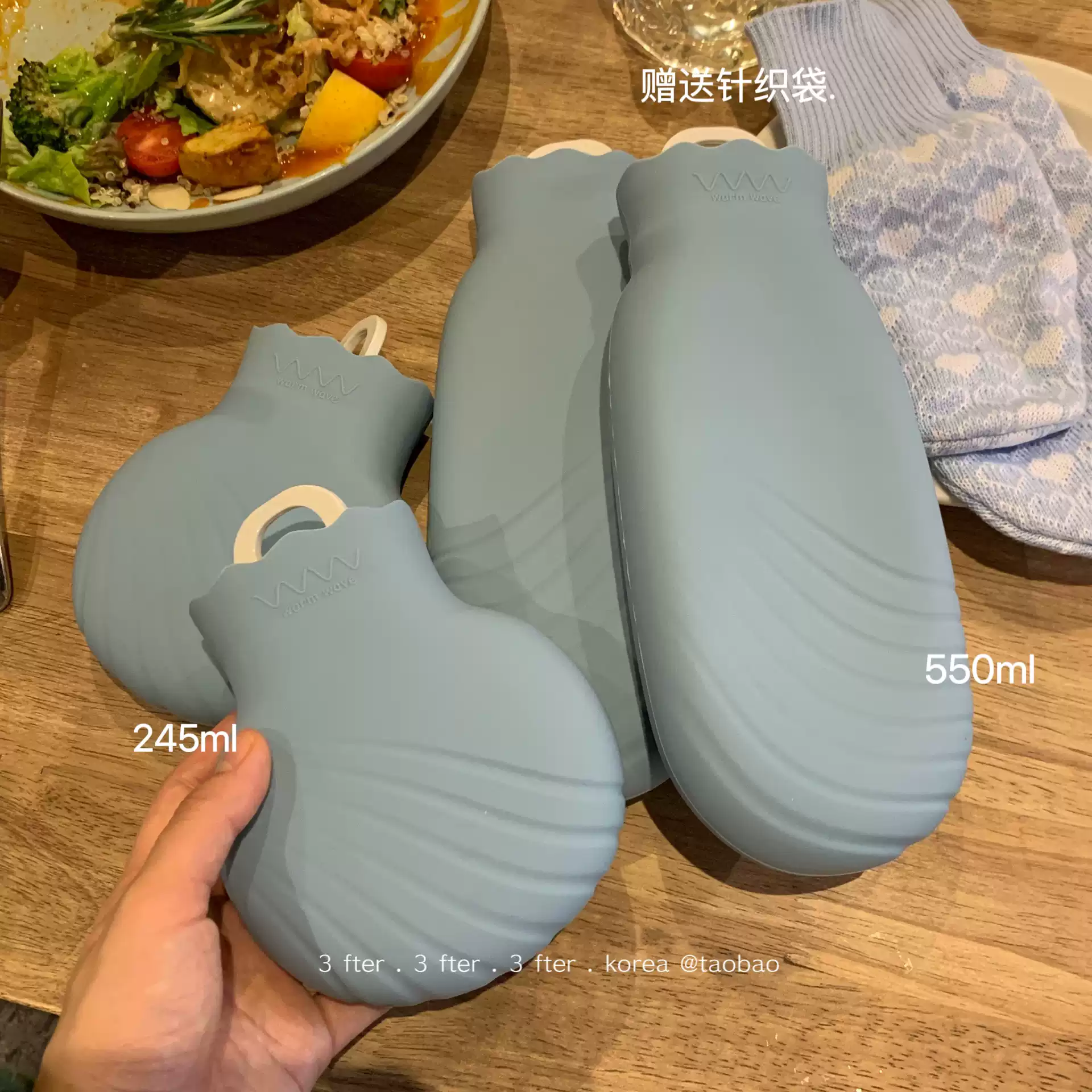 取向狙击绿|3fter暖宫防爆迷你携带方便暖手宝毛绒充电无水热水袋