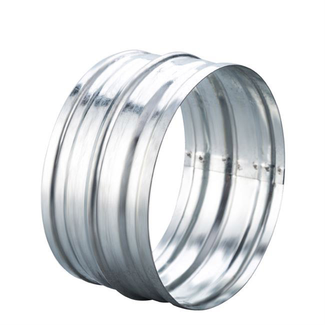 Duct straight through white iron joint accessories Inner pipe connection Ventilation hose