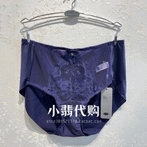 Domestic Anlifang Woman Cotton Crack underpants sexy lace thin mesh high waist triangle trousers E13961