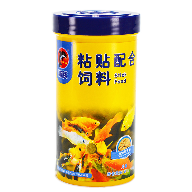 Dolphin bottled small tropical fish grain paste microparticles brighten slices with feed fish grain
