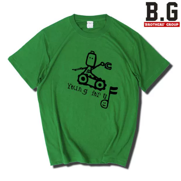 Ban nhạc dạ tiệc T-shirt Trẻ trung cho bạn cổ tròn tay ngắn nhạc rock ngoại vi Su Duo - Áo phông thể thao
