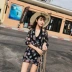 Áo tắm nữ ba mảnh Hàn Quốc suối nước nóng nhỏ che bụng thon gọn gợi cảm bảo thủ chia đôi mỡ thừa lỏng lẻo áo tắm 2 mảnh cạp cao Bộ đồ bơi hai mảnh