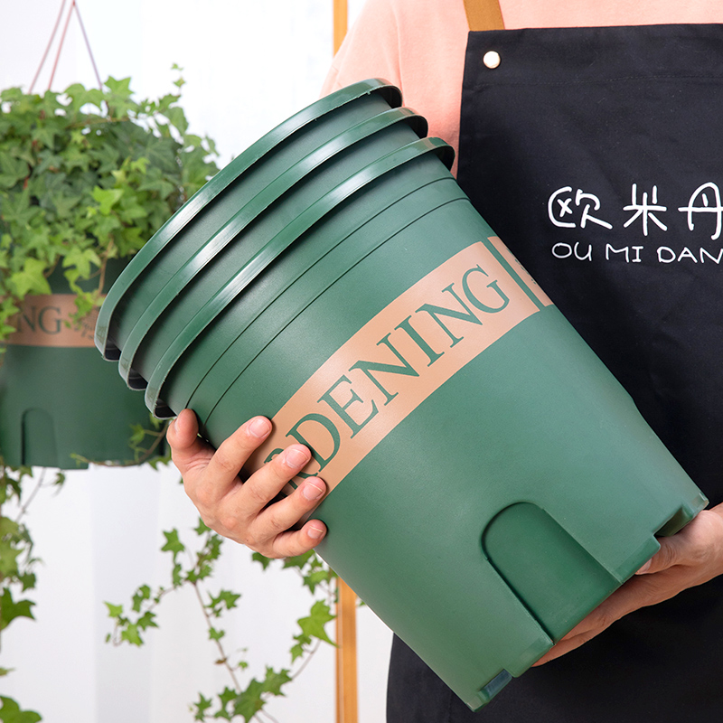 Thickened Flower Pot Orchid Gold Ge Balcony Multi Meat Chanlan Large Caliber Plastic Gallon Basin Control Root Breathable