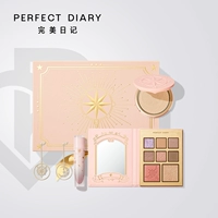 Подарочная коробка, блеск для губ, тени для век, пудра, база под макияж