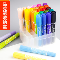 Marker pen base 30 40 colors environmental protection desktop storage grid Marker pen box Large aperture universal sturdy pen holder