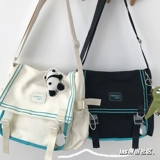 Японская брендовая вместительная и большая сумка через плечо, сумка на одно плечо, универсальный ранец, подходит для студента, в корейском стиле