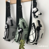 Японская спортивная брендовая нагрудная сумка для отдыха подходит для мужчин и женщин, поясная сумка для велоспорта, Южная Корея