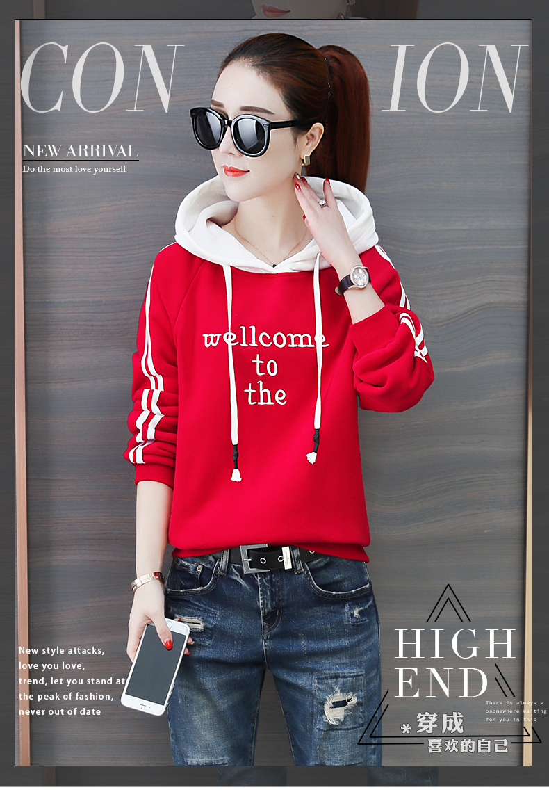 Sweatshirt femme en Coton - Ref 3217153 Image 7