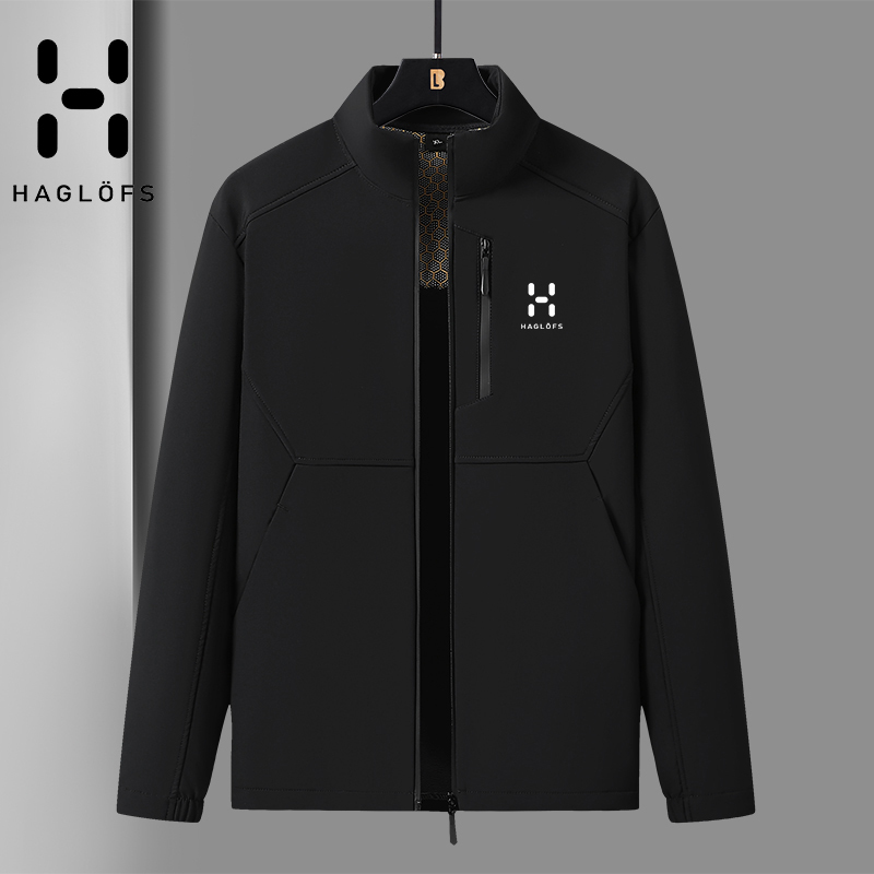 Haglofs New Outdoor Windproof and Warm Jacket, Unisex Outdoor Mountaineering Softshell Jacket