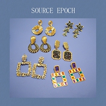 SOURCE EPOCH Europe and America Retro Exaggerated Personality Temperament Elegance Tide Cool Lukewarm Earrings Earrings
