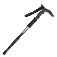 Hàn Quốc 4 mía kính thiên văn nhập khẩu mù mù mía mù mù gậy trekking cực titan mía gậy chống trượt có đèn pin cho người già