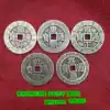 Ancient COINS Qing Dynasty Five Emperors money copper money White copper money Five Emperors money Ten EMPERORS money set Lucky town house DIAMETER 43MM