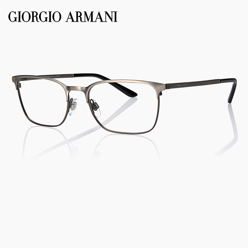 GIORGIO ARMANI乔治阿玛尼方形近视眼镜框男AR5054复古金属镜架女