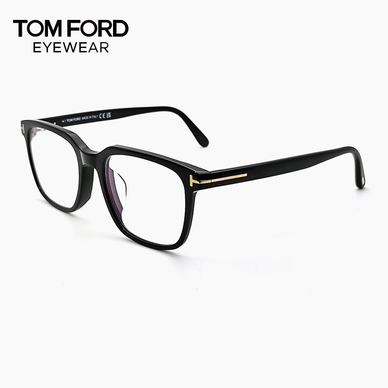TOM FORD汤姆福特经典T标近视眼镜框男百搭休闲方框镜架女TF5818