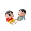 Crayon Shin-Chan Phone Stand Lazy Phone Holder Cute Desktop Ornament Figurine Model Toy Trendy Gift for Friends Fun Personalized Creative Phone Stand