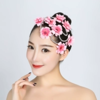 Синий новый восемь розовых цветов