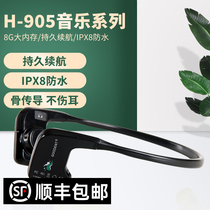 1DORADO Bone Conduction Five Generations Professional Waterproof Headphones Underwater Listening Music MP3 Wireless Bluetooth Sports Fitness