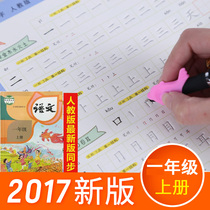 Primary school students synchronous stylus training stickers first grade book 2020 human education version synchronous new words self-elimination refill