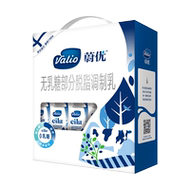 蔚优valio进口部分脱脂无乳糖牛奶250ml*10