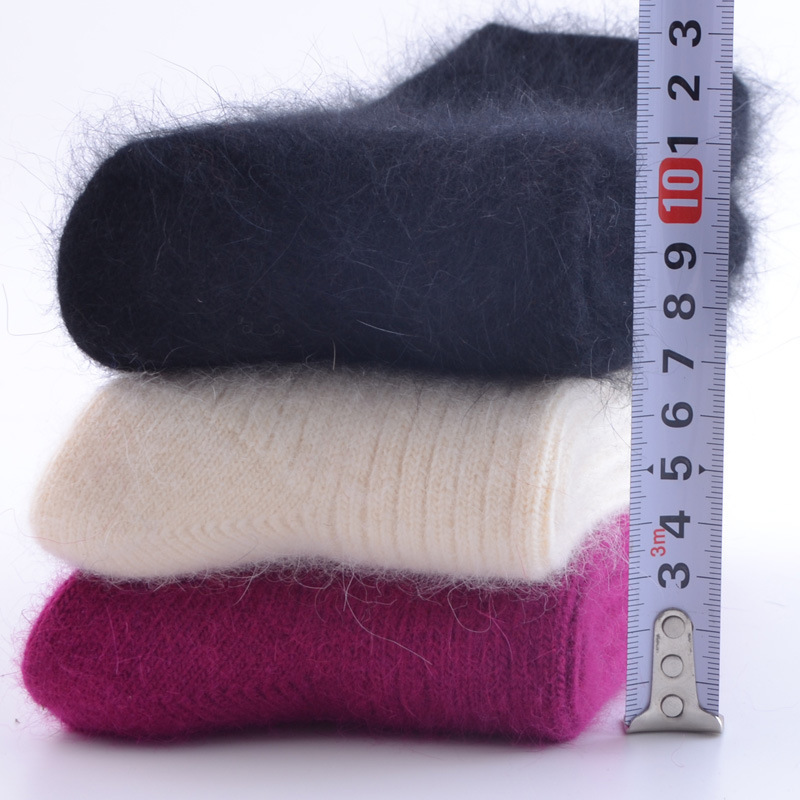 Northeast Harbin Travel Gear Thermal Socks for Women, Fleece-Lined and Thickened Wool Socks, Terry Socks, Cold-Resistant to Minus 30 Degrees