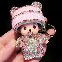 Розовый брелок, простой и элегантный дизайн