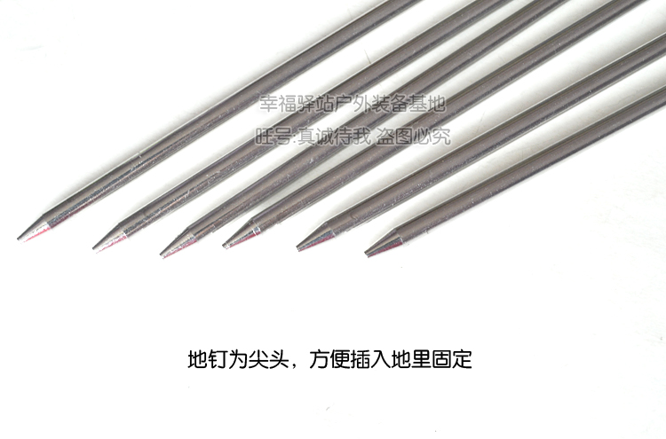 Lều gió dây tán gió bộ móng tay với túi lưu trữ phụ kiện lều dây thừng 4 m 6 móng 6 thuê lều cắm trại