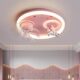 Children's Room Ceiling Lamp 2025 New Boys and Girls Bedroom Lamp Eye Protection Full Spectrum Intelligent Voice Fan Lamp