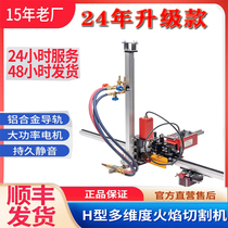 Dinglit LWF-30H section steel I-beam creeper semi-automatic flame cutting machine plasma cutting machine