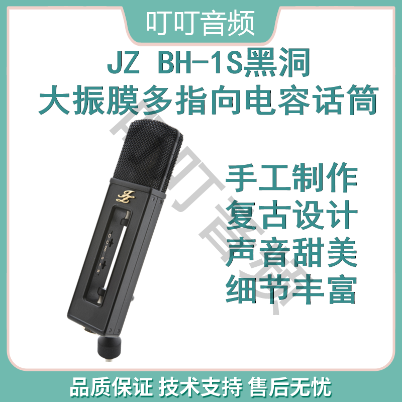 JZ Black Hole BH - 1S Capacitor Microphones Live Recording and Dubbing Mobile K - Song Equipment Set