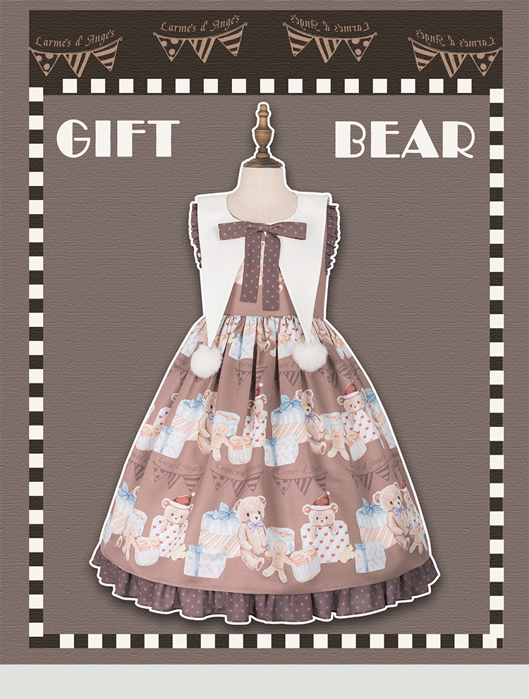 [Spot drop] lda thiên thần nước mắt liti Lolita [quà tặng] giả cổ áo jsk 	váy ôm body khoét eo	