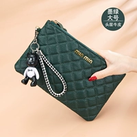 Темно -зеленый большой