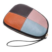 Cowhide clutch bag for women summer lightweight 2024 new long wallet for mobile phone small bag genuine leather clutch bag for women