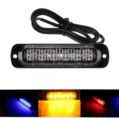 Car led6 lights Ultra-thin warning lights Side strobe flash lights 12-24v work lights Daytime running lights Modified lights