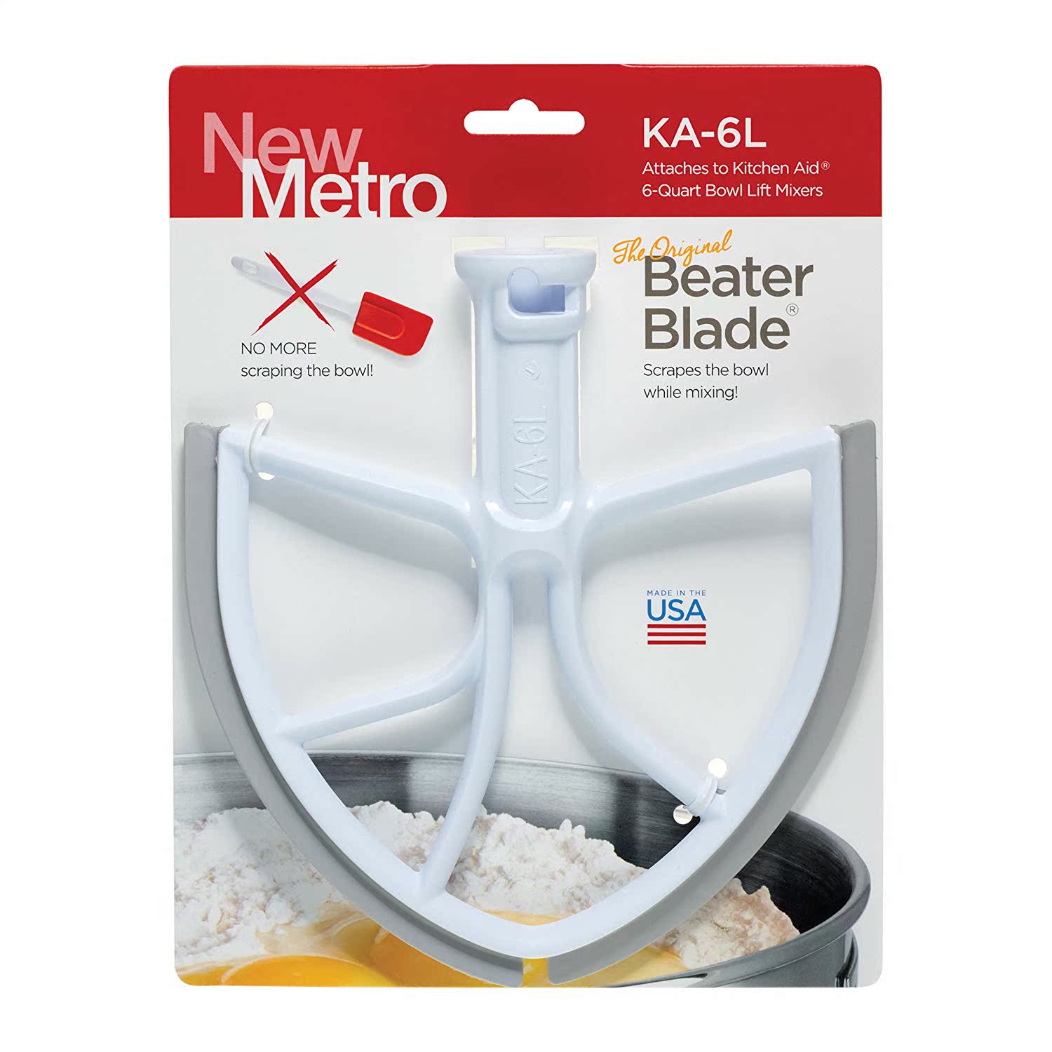 Original BeaterBlade for KitchenAid 6-Quart Bowl Lift Mixer