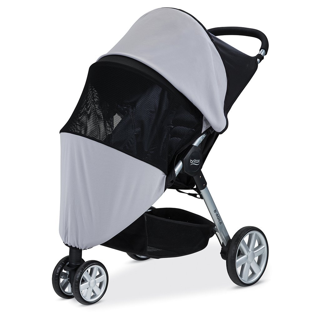 Exclusive sun shade for Britax B-Agile 3 and 4 Sun Cover S924100 baby stroller