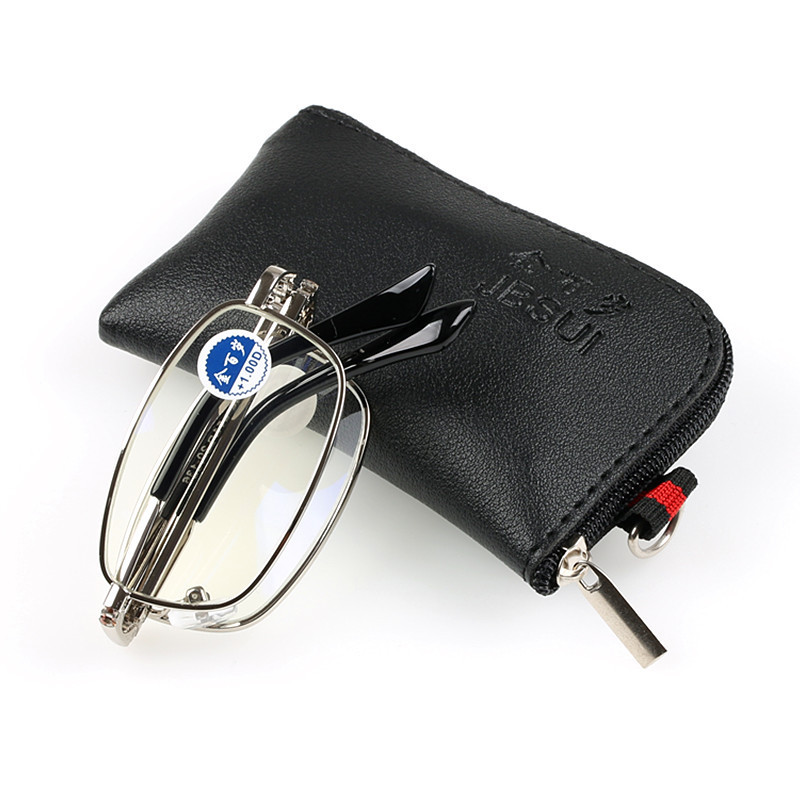 Anti-Blue Light Reading Glasses Key Case, Foldable Stylish Ultra-Light Portable Reading Glasses for Men and Women, Comfortable Anti-Blue Light Reading Glasses Key Case, Foldable Stylish Ultra-Light Portable Reading Glasses for Men and Women, Comfortable