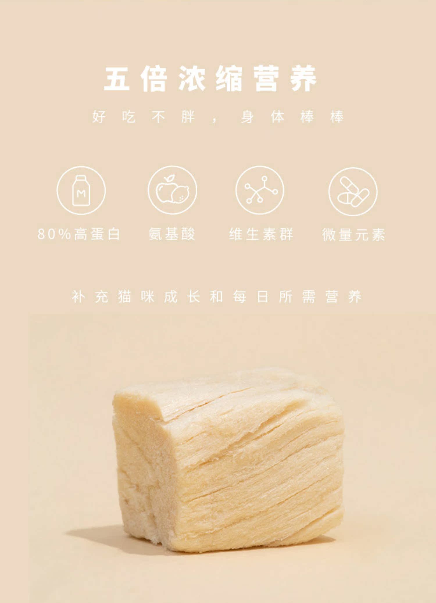 FURRYTAIL đuôi cuộc sống Không thịt đông khô mèo Đồ ăn nhẹ Thịt khô Mèo và thức ăn cho mèo dinh dưỡng 5 gói - Đồ ăn nhẹ cho mèo thức ăn cho mèo royal canin