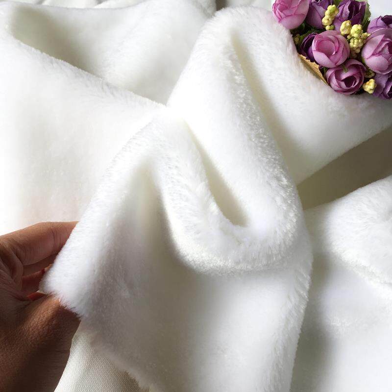 Solid White Furry Fabric Cell Phone Counter Decor Show Blanket Jewelry Taobao Photography Background Cushion