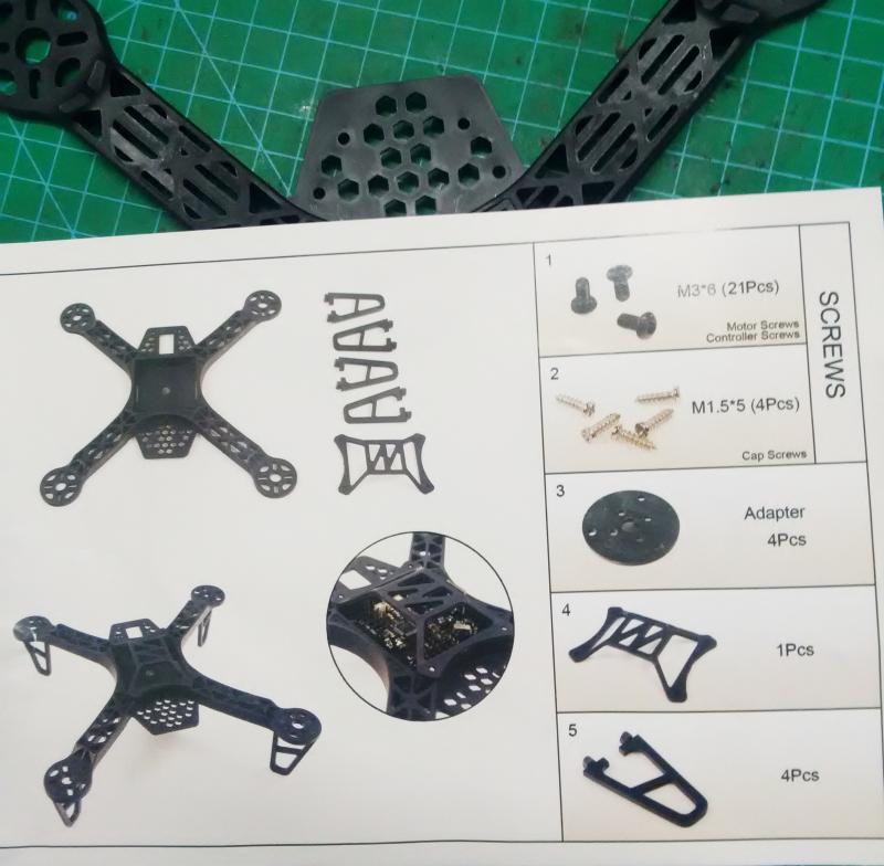 穿越机250四轴机架 遥控飞机FPV250 DIY多旋翼飞行器PC塑料清货清仓惊喜特价9.9元/套-江阴茄子的Blog