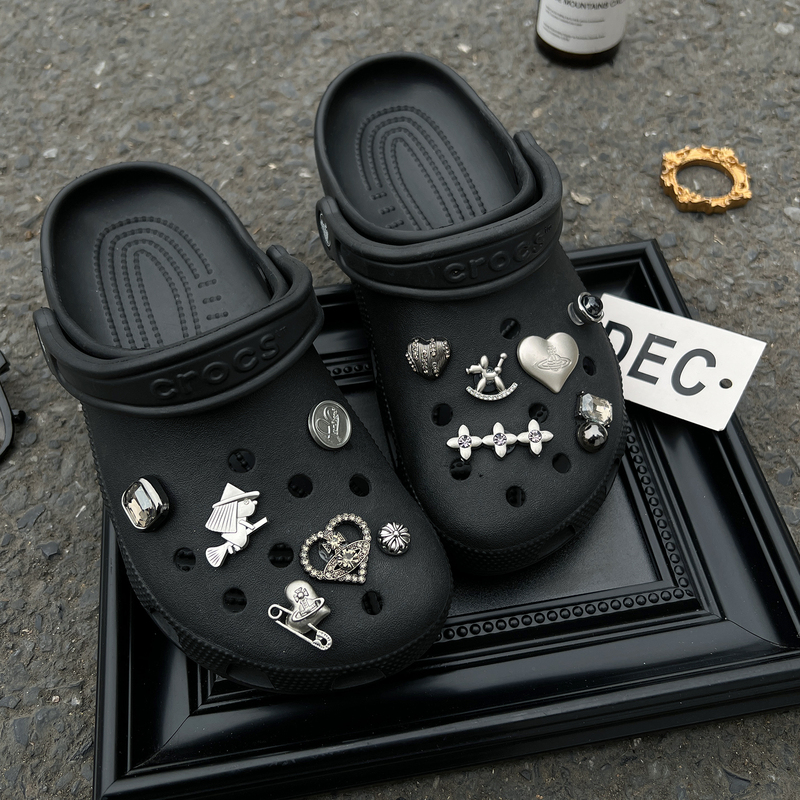 High-End Flying Witch Clog Shoe Accessories 2026 New Model Clog Shoe Charms Compatible with Crocs Shoe Buckles