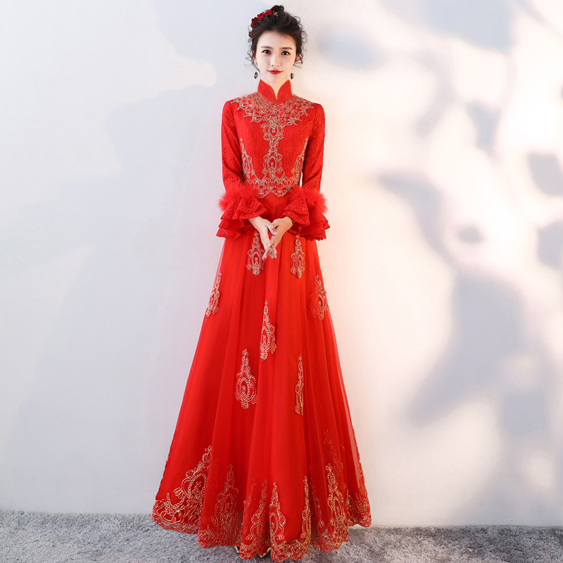 Robe de soirée manchon de cloche - Ref 3212750 Image 3