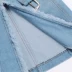 Ngôi sao Guli Nazha cùng phong cách quần áo phụ nữ thu đông mới 2020 Xu hướng áo khoác gió denim dài trung bình giản dị của Hàn Quốc - Trench Coat