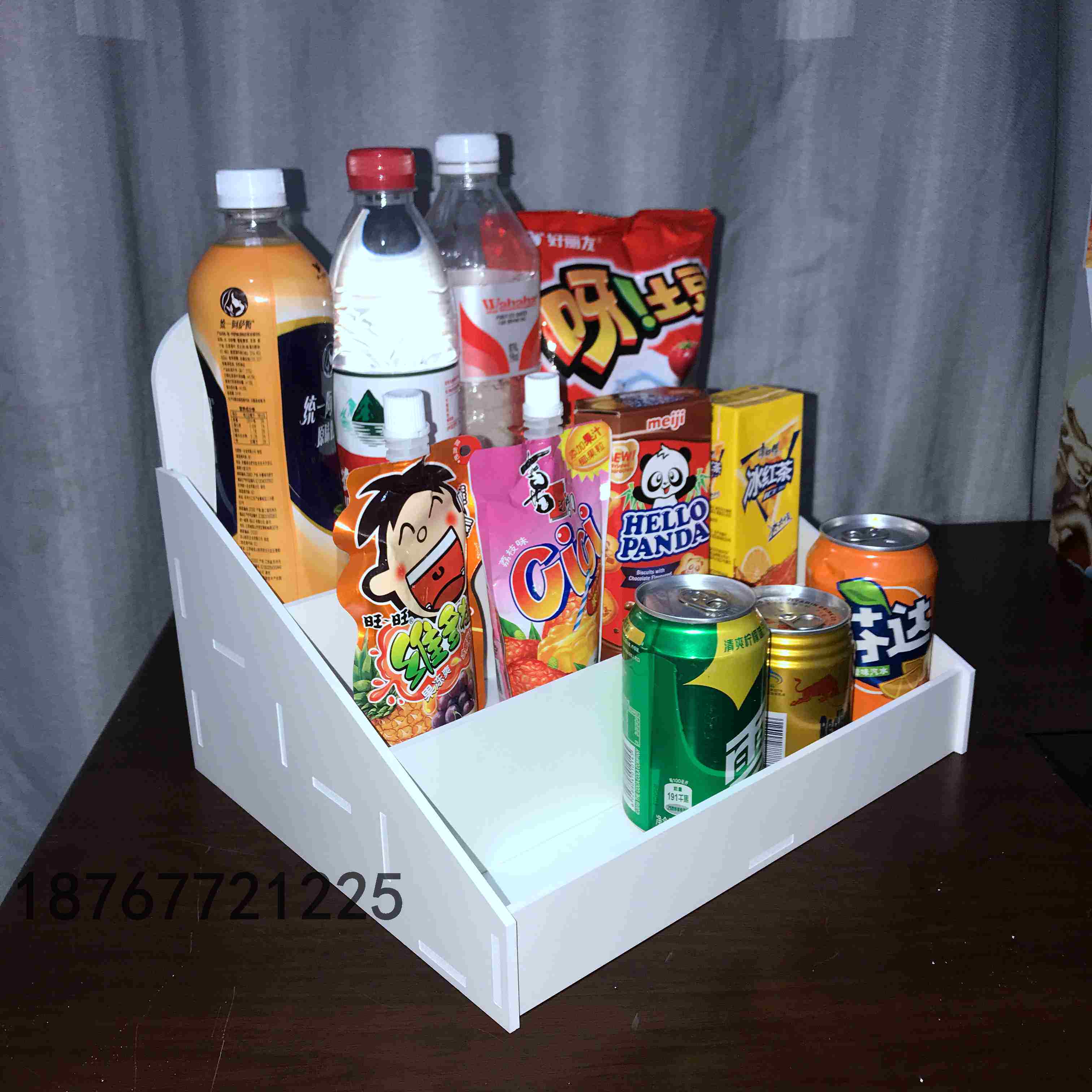 Betel Nut Rack Fries Rack Collection Silver Counter Bagged Snack Rack Containing Finishing Racks Convenience Store Shelves Supermarket Small Shelves