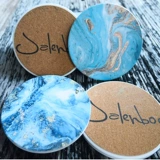 Отказаться от волн без джаленбу -самостоятельной оригинальной личностной монеты керамическая круговая теплоизоляционная панель чай