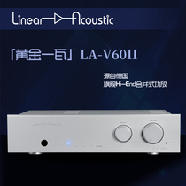 LINEAR Germany LA-V60 II Gold One Watt Pure Class A Comprehensive Power Amplifier Post-stage Fever High Power Hi-End