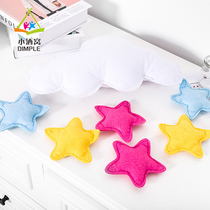 Childrens tent Home decoration handmade clouds and raindrops non-woven art wall stickers New Year pendant arrangement photography props