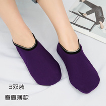 Spring and summer thin adult mens and womens floor socks Indoor dispensing non-slip bottom adult socks Childrens early teaching shoes and socks