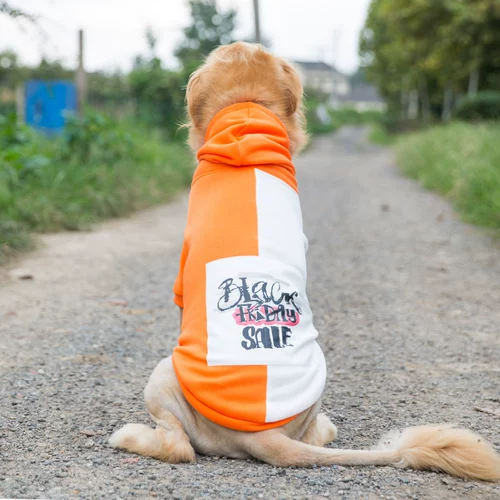 Tide Brand Big Dog Pet Одежда, собаки, золотисто -ретривер осенние костюмы, хаски саммеллабра, большая собака осень и зимняя одежда