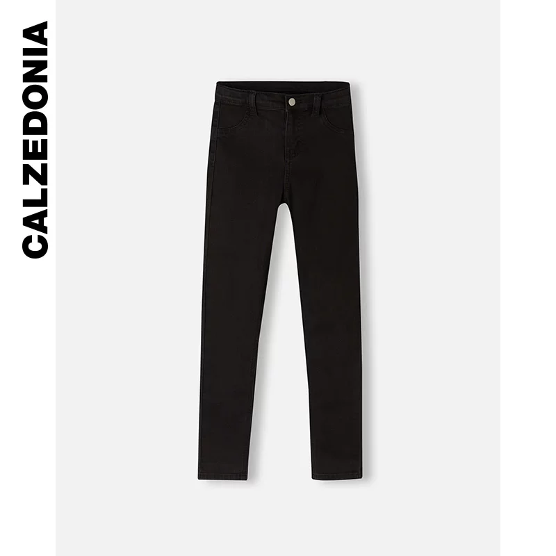 [CALZEDONIA卡泽意袜秋儿童时尚柔软弹力牛仔休闲紧身打底裤BIP008]