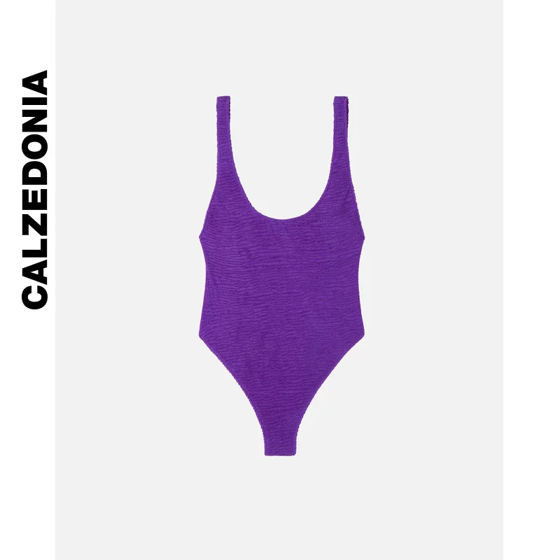CALZEDONIA Kaze Итальянские носки лето дамы морской берег простой сморщенный волна слитный купальник 0IS1797